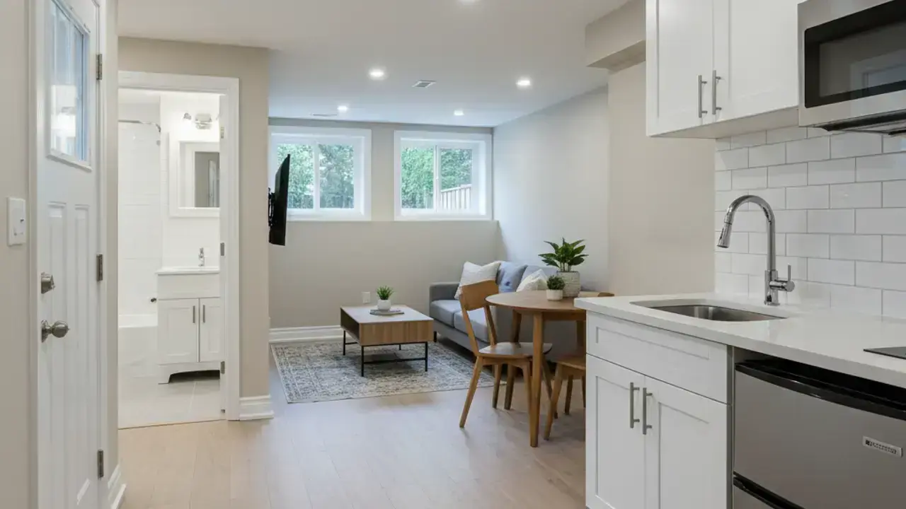 Completed basement apartment with separate entrance in Rexdale Etobicoke